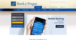 Desktop Screenshot of bankofprague1.com